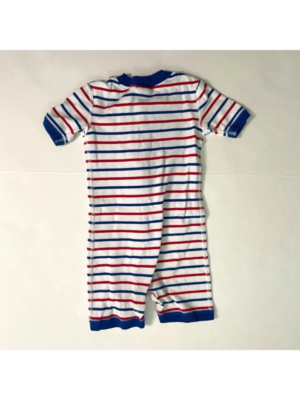 Hanna Andersson Red White and Blue Organic Pajamas, Size 3T
